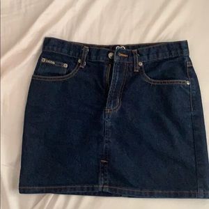 Dark Wash Jean Skirt